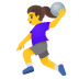 🤾‍♀️ woman playing handball display on Google